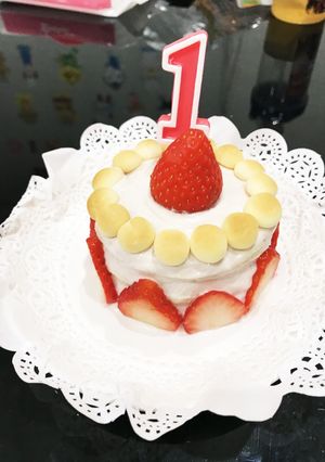 ファーストバースデーケーキ-レシピのメイン写真