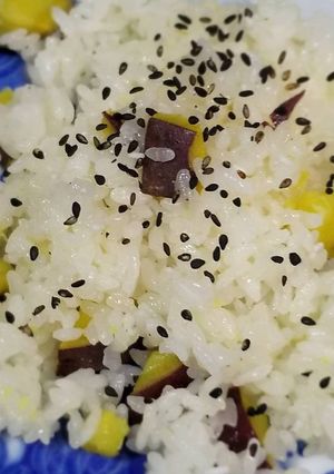 グルラボでさつまいものおこわです。-レシピのメイン写真