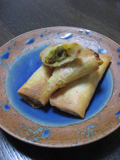 餃子のタネがあまったら・・・春巻き♪-レシピのメイン写真