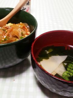 竹の子とわかめのすまし汁-レシピのメイン写真