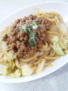 *納豆焼きうどん*-レシピのメイン写真