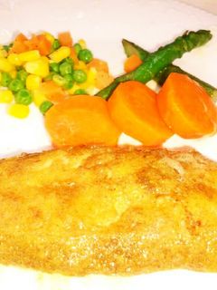白身魚のムニエルカレー風味♧♣-レシピのメイン写真