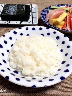 【わが家の酢飯&手巻き寿司♪】-レシピのメイン写真
