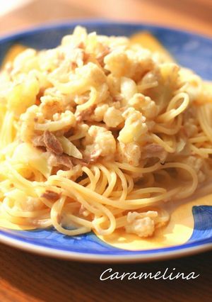 カリフラワーそぼろのホワイトパスタ-レシピのメイン写真