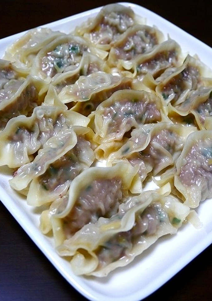 簡単！つゆだく☆筍の蒸し餃子-レシピのメイン写真