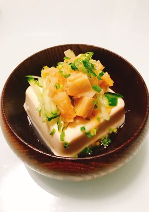 ♡穂先メンマで中華風冷奴♡-レシピのメイン写真