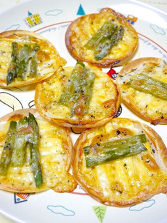 簡単!餃子の皮ピザ☆筍チーズ-レシピのメイン写真