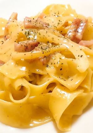 牛乳で簡単♪失敗しない濃厚カルボナーラ-レシピのメイン写真