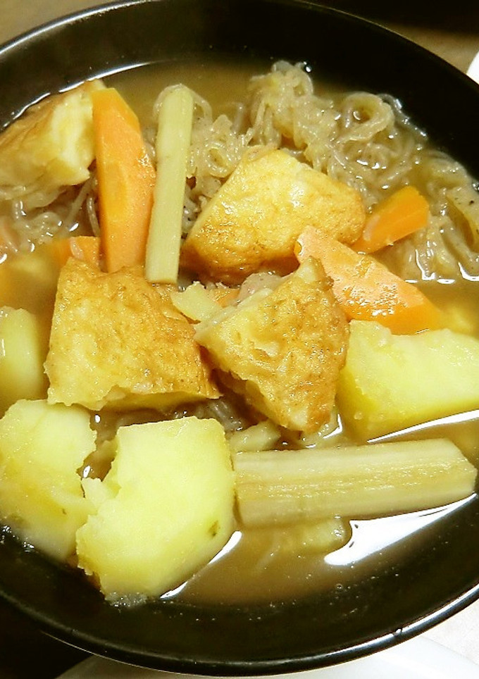 玉ねぎ天と野菜のさっと煮をお弁当に-レシピのメイン写真