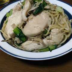 鶏胸肉ときのこのパスタ-レシピのメイン写真