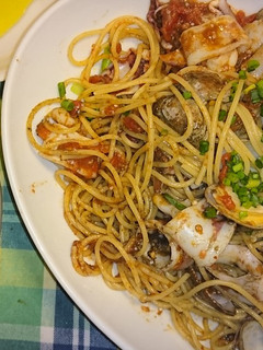 やりいかとあさりのトマトソースパスタ-レシピのメイン写真