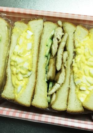 旦那弁当84♥サンドイッチ弁当！-レシピのメイン写真
