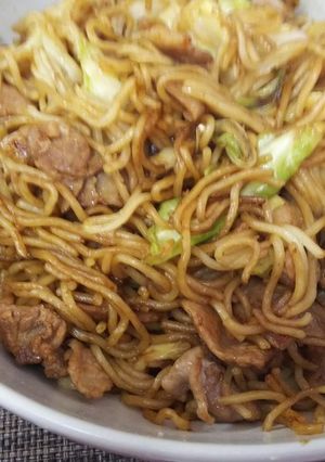 簡単定番・普通のソース焼きそば-レシピのメイン写真