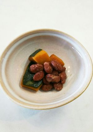 リメイク★かぼちゃの煮物と金時豆-レシピのメイン写真