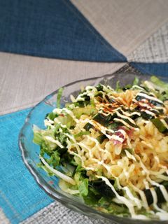 冷やし中華風♪サラダ辛ラーメン-レシピのメイン写真