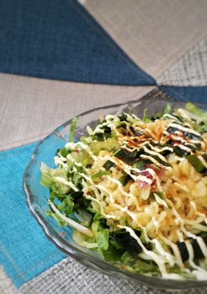 冷やし中華風♪サラダ辛ラーメン-レシピのメイン写真