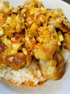 油淋鶏ソース丼-レシピのメイン写真