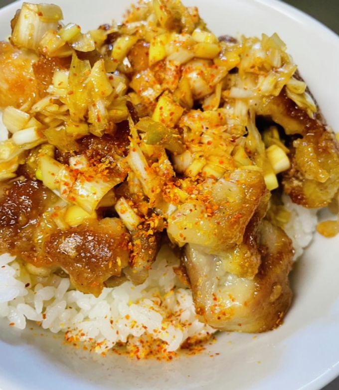 油淋鶏ソース丼-レシピのメイン写真