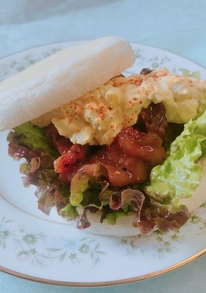 朝食に！照り焼きのマフィン サンド-レシピのメイン写真