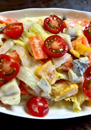 かんたん温野菜サラダ-レシピのメイン写真