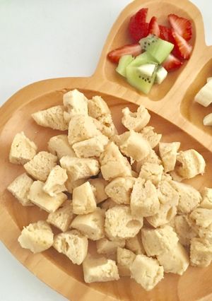 【離乳食後期】レンジで蒸しパン-レシピのメイン写真