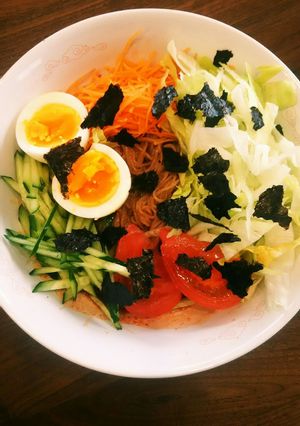 冷やし中華風辛ラーメン-レシピのメイン写真