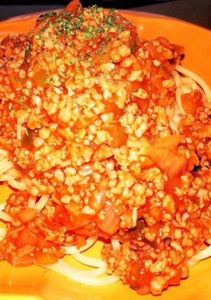 野菜ミートスパゲッティ-レシピのメイン写真