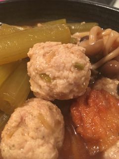 ふきと山椒やわらかつくねの煮物-レシピのメイン写真