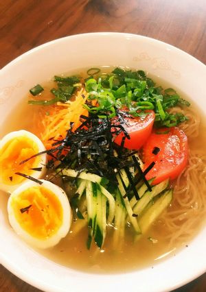 冷やし中華風ふるる冷麺-レシピのメイン写真