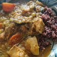 ボーンブロスからのチキンカレー!