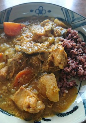 ボーンブロスからのチキンカレー！-レシピのメイン写真
