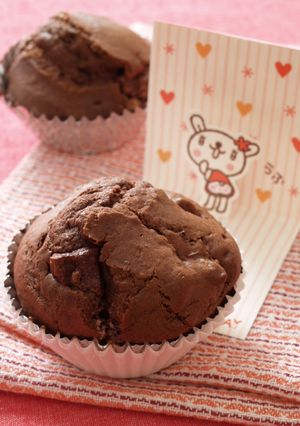 基本の簡単チョコチャンクマフィン-レシピのメイン写真