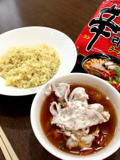 辛ラーメン de トマトつけ麺-レシピのメイン写真