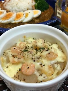 ウマウマ大根と海老のチーズ焼き-レシピのメイン写真