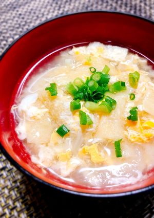 5分で出来ちゃう！簡単ねぎたまみそ汁♡-レシピのメイン写真