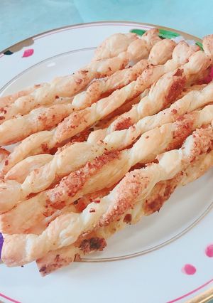 パイシートで作る♪アーモンドねじりパイ♡-レシピのメイン写真