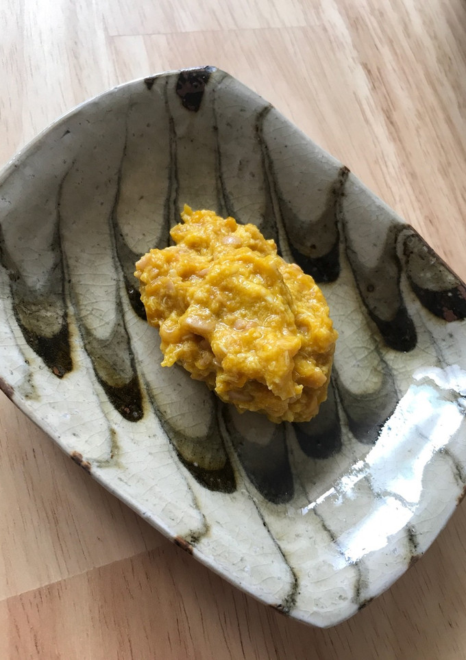 離乳食中期 ささみと納豆のかぼちゃ和え-レシピのメイン写真