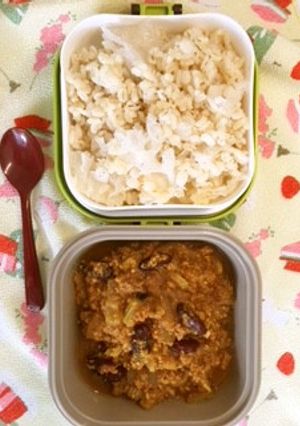 橙のキーマカレー（美容弁当）-レシピのメイン写真