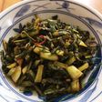 カブの葉のごま油炒め