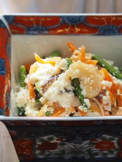 山菜とにんじんの白和え-レシピのメイン写真