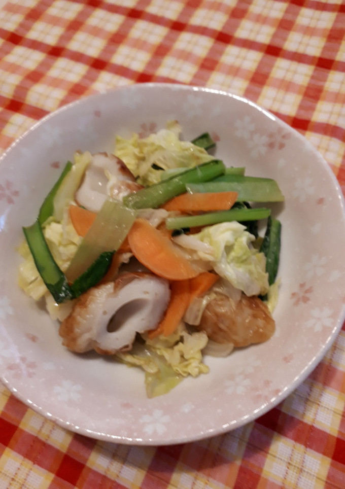 やみつき　野菜とちくわ炒め-レシピのメイン写真
