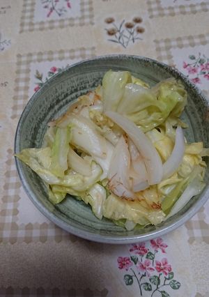 春キャベツと新玉ねぎのおかかあえ-レシピのメイン写真