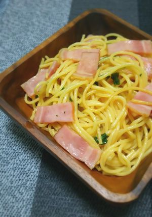 ベーコンと大葉のまろやかパスタ-レシピのメイン写真