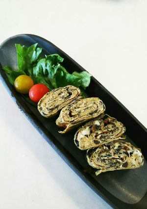リメイク★ひじきの煮物入り卵焼き-レシピのメイン写真