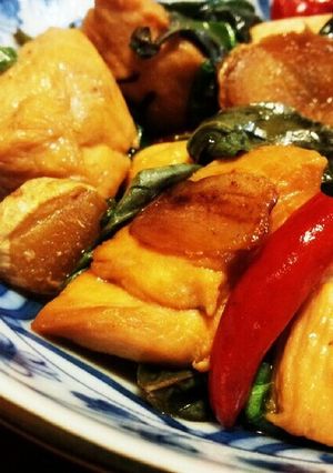 簡単♪鶏胸肉で三杯鶏-レシピのメイン写真