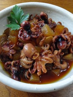 いいだこと大根の煮物-レシピのメイン写真