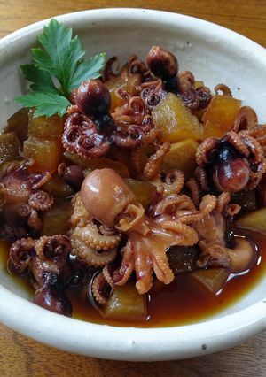 いいだこと大根の煮物-レシピのメイン写真