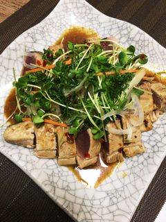 カツオのたたき☆ピリ辛前菜風-レシピのメイン写真