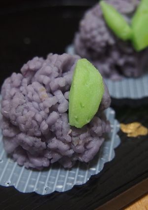 練切り菓子「藤」-レシピのメイン写真
