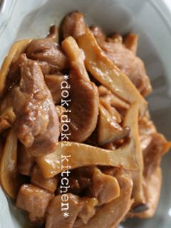 鶏肉とエリンギのわさびバター醤油炒め-レシピのメイン写真
